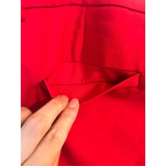 Express dress pants red size 10 R stylish work attire style columnist - Picture 5 of 5